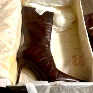 Dark Brown size 40 min calf leather Aldo boots